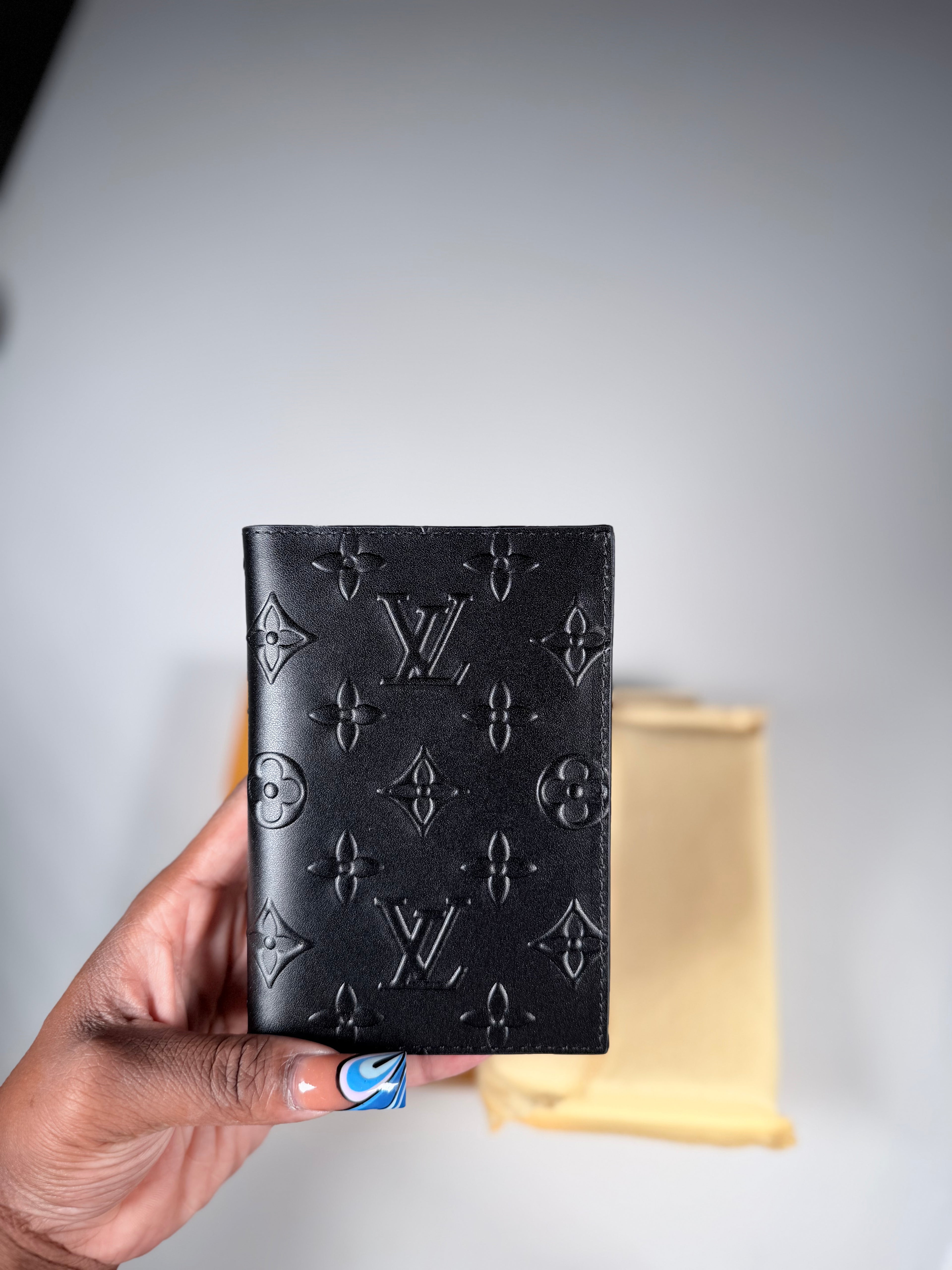 Blackout LV Passport Holder
