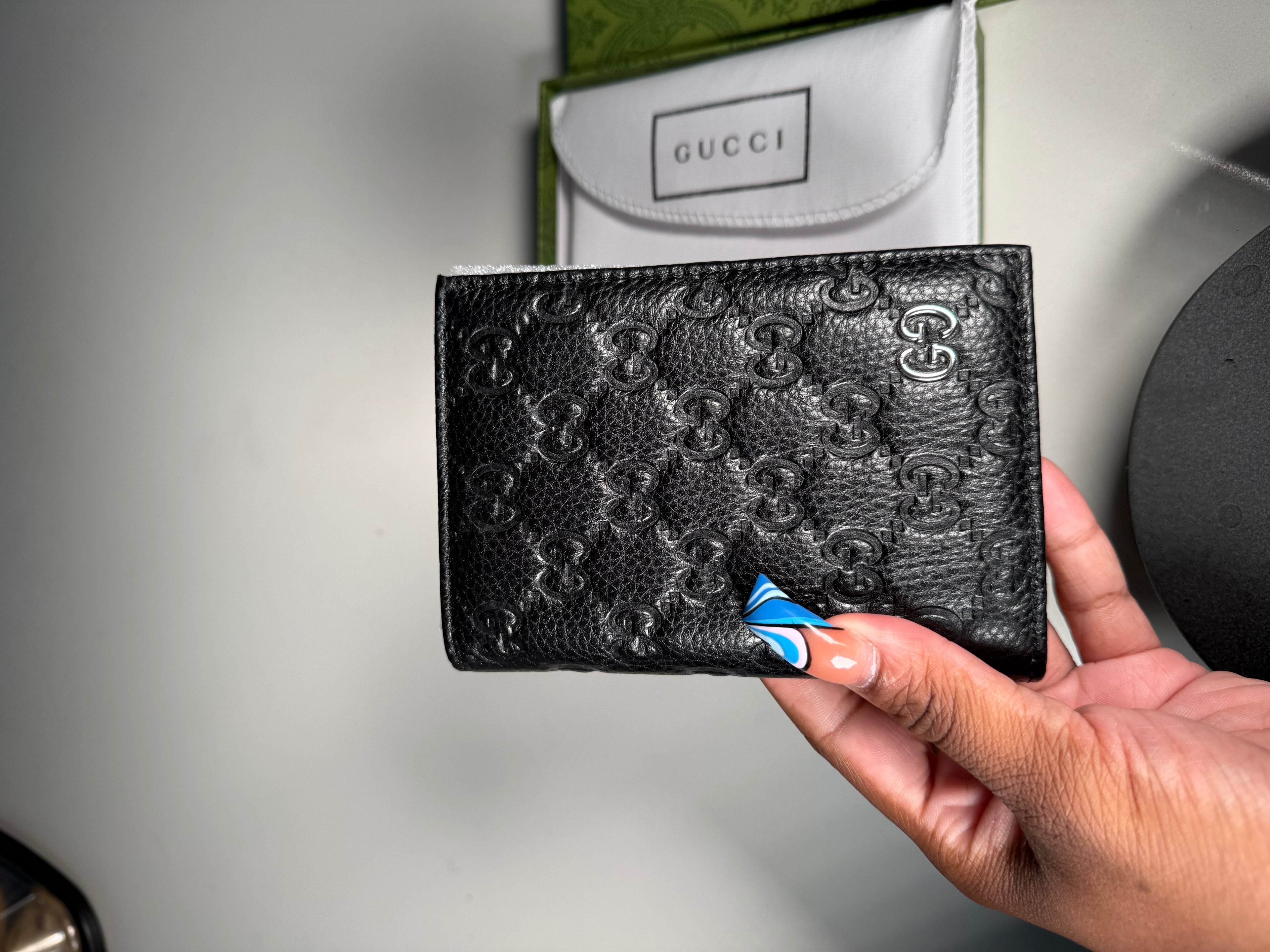 Lux GG Passport Holder