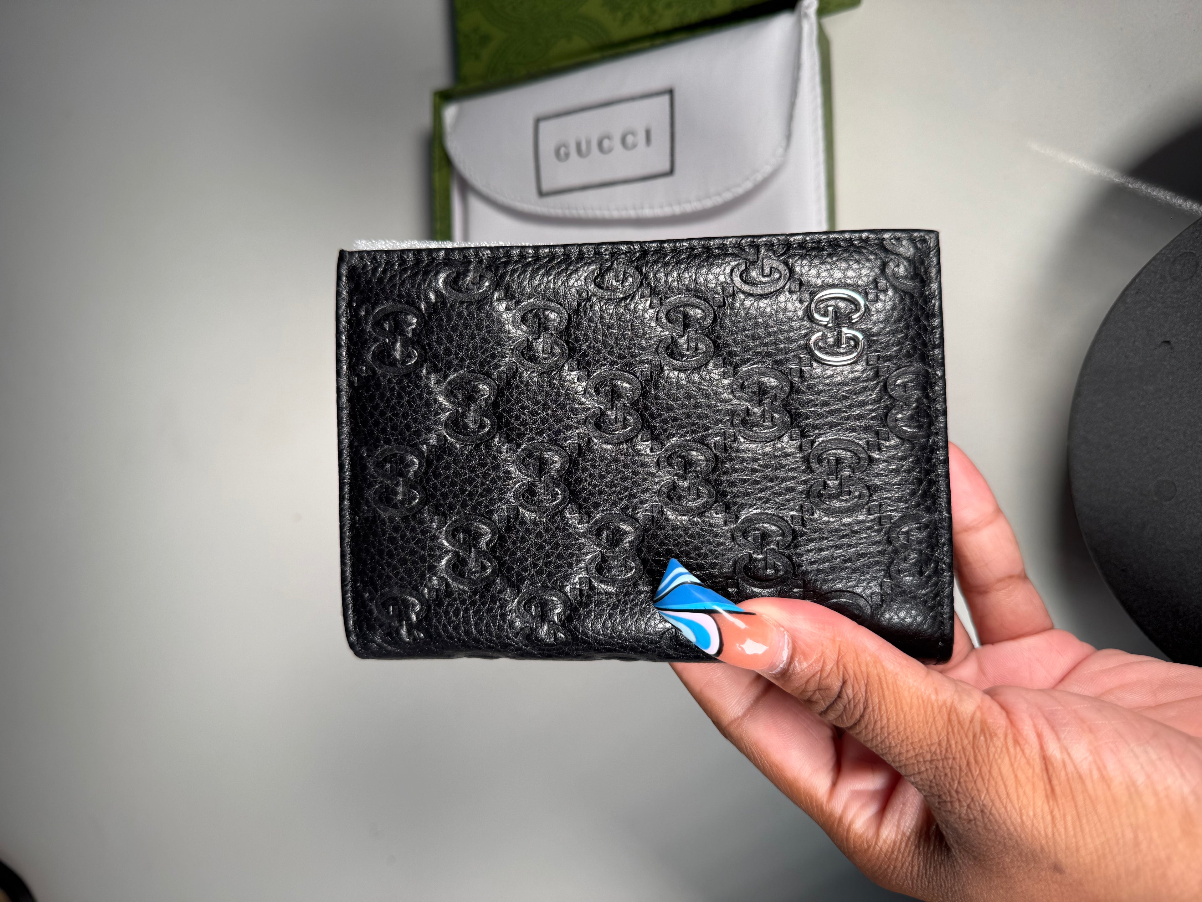 Lux GG Passport Holder